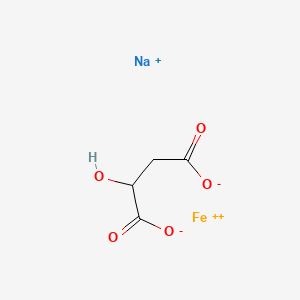 Sodium;2-hydroxybutanedioate;iron(2+)