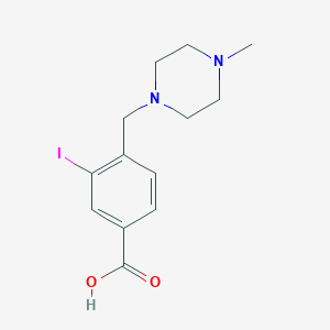 3-Iodo-4-((4-methylpiperazin-1-yl)methyl)benzoic acid