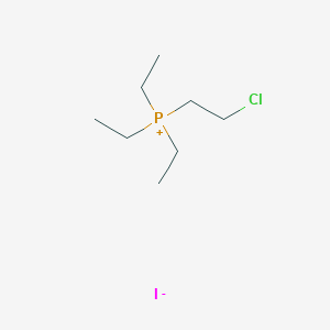 molecular formula C8H19ClIP B13750099 2-Chloroethyl(triethyl)phosphanium;iodide CAS No. 6295-24-5