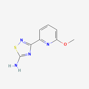 3-(6-Methoxypyridin-2-yl)-1,2,4-thiadiazol-5-amine