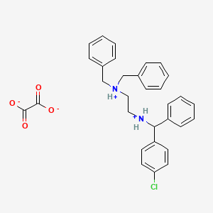 N-(alpha-(p-Chlorophenyl)benzyl)-N',N'-dibenzylethylenediamine oxalate