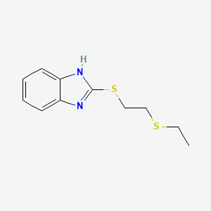 Benzimidazole, 2-(2-(ethylthio)ethylthio)-