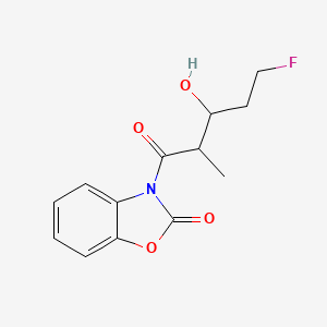 3-(5-Fluoro-3-hydroxy-2-methyl-1-oxopentyl)-1,3-benzoxazol-2-one