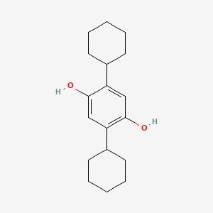 1,4-Benzenediol, 2,5-dicyclohexyl-