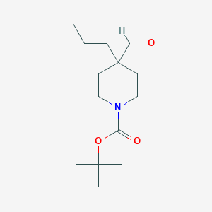 Tert-butyl 4-formyl-4-propylpiperidinecarboxylate