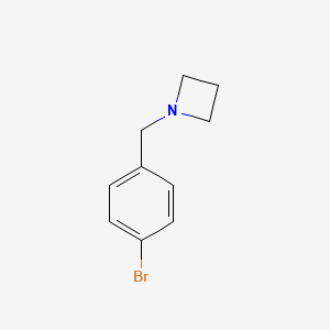 molecular formula C10H12BrN B1375042 1-(4-溴苄基)氮杂环丁烷 CAS No. 1044924-69-7