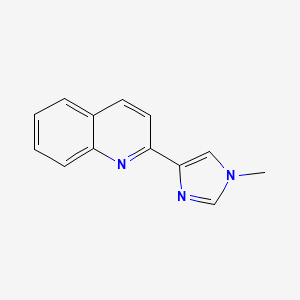 Quinoline, 2-(1-methyl-1H-imidazol-4-yl)-