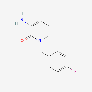 3-Amino-1-[(4-fluorophenyl)methyl]-1,2-dihydropyridin-2-one