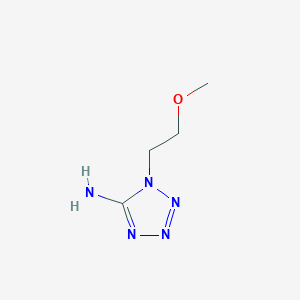 molecular formula C4H9N5O B1375052 1-(2-甲氧基乙基)-1H-1,2,3,4-四唑-5-胺 CAS No. 1421780-45-1