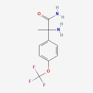 2-amino-2-[4-(trifluoromethoxy)phenyl]propanamide