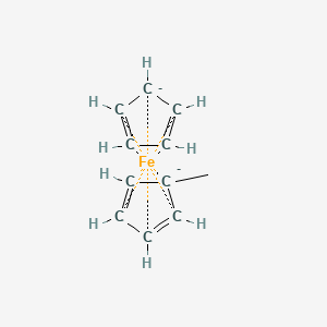 Cyclopenta-1,3-diene;iron;5-methylcyclopenta-1,3-diene