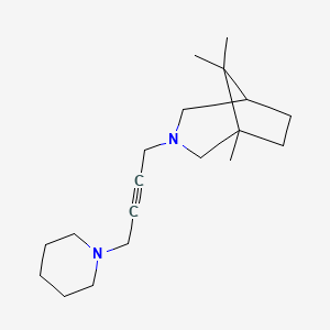 3-(4-(1-Piperidinyl)-2-butynyl)-1,8,8-trimethyl-3-azabicyclo(3.2.1)octane