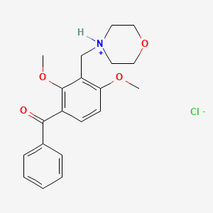 2,4-Dimethoxy-3-morpholinomethylbenzophenone hydrochloride