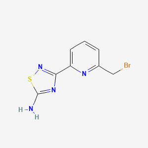 3-[6-(bromomethyl)-2-pyridinyl]-1,2,4-Thiadiazol-5-amine