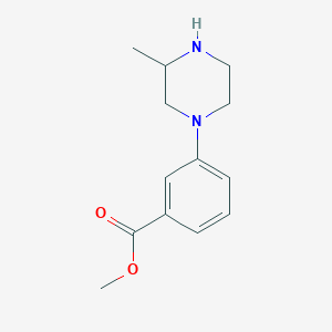 Methyl 3-(3-methylpiperazin-1-yl)benzoate