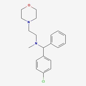 4-(2-(N-(alpha-(p-Chlorophenyl)benzyl)-N-methylamino)ethyl)morpholine