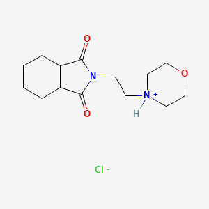 3a,4,7,7a-Tetrahydro-2-(2-(4-morpholinyl)ethyl)-1H-isoindole-1,3(2H)-dione hydrochloride