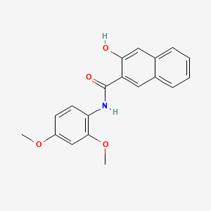 2-Naphthalenecarboxamide, N-(2,4-dimethoxyphenyl)-3-hydroxy-