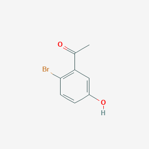 molecular formula C8H7BrO2 B1375088 1-(2-Bromo-5-hydroxyphenyl)ethanone CAS No. 1127422-81-4