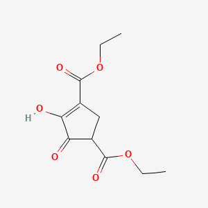 Diethyl 4-hydroxy-5-oxocyclopent-3-ene-1,3-dicarboxylate