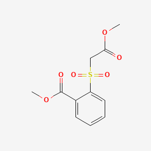 Methyl 2-((2-methoxy-2-oxoethyl)sulphonyl)benzoate