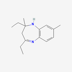 2,4-Diethyl-2,8-dimethyl-2,3-dihydro-1H-1,5-benzodiazepine