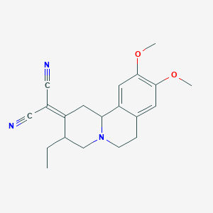 (3-Ethyl-9,10-dimethoxy-1,3,4,6,7,11b-hexahydro-2h-pyrido[2,1-a]isoquinolin-2-ylidene)propanedinitrile