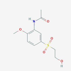 Acetamide, N-[5-[(2-hydroxyethyl)sulfonyl]-2-methoxyphenyl]-