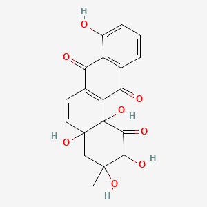 2,3,4a,8,12b-Pentahydroxy-3-methyl-2,4-dihydrobenzo[a]anthracene-1,7,12-trione