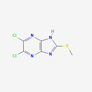 5,6-dichloro-2-methylsulfanyl-1H-imidazo[4,5-b]pyrazine