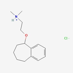 Ethanamine, N,N-dimethyl-2-((6,7,8,9-tetrahydro-5H-benzocyclohepten-5-yl)oxy)-, hydrochloride