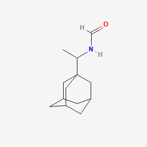 molecular formula C13H21NO B13751017 Formamide, N-(1-adamantyl-1-ethyl)- CAS No. 101468-16-0