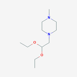 molecular formula C11H24N2O2 B1375124 1-(2,2-Diethoxyethyl)-4-methylpiperazine CAS No. 1343344-74-0