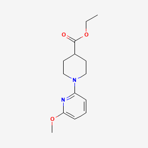 molecular formula C14H20N2O3 B1375126 Ethyl 1-(6-methoxypyridin-2-yl)piperidine-4-carboxylate CAS No. 1241894-57-4