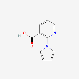 molecular formula C10H8N2O2 B1375144 2-(1H-pyrrol-1-yl)pyridine-3-carboxylic acid CAS No. 154014-05-8