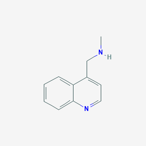 molecular formula C11H12N2 B137515 N-methyl-1-quinolin-4-ylmethanamine CAS No. 157610-83-8