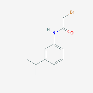 molecular formula C11H14BrNO B1375164 2-Bromo-n-(3-isopropylphenyl)acetamide CAS No. 1342772-41-1