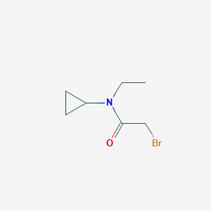 molecular formula C7H12BrNO B1375165 2-Bromo-N-cyclopropyl-N-ethylacetamide CAS No. 1341825-32-8