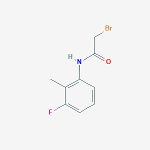 molecular formula C9H9BrFNO B1375167 2-bromo-N-(3-fluoro-2-methylphenyl)acetamide CAS No. 1343627-31-5