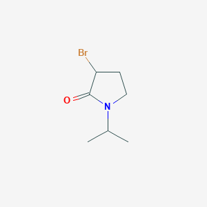 molecular formula C7H12BrNO B1375171 3-Bromo-1-(propan-2-yl)pyrrolidin-2-one CAS No. 1309794-09-9