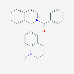 6-(2-Benzoyl-1,2-dihydro-1-isoquinolinyl)-1-ethyl-1,2,3,4-tetrahydroquinoline