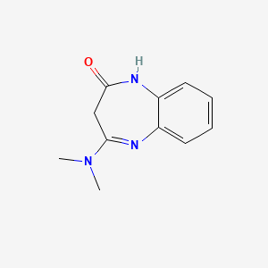 2H-1,5-Benzodiazepin-2-one, 1,3-dihydro-4-(dimethylamino)-