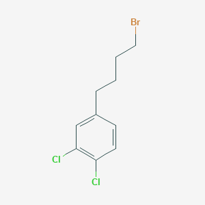 molecular formula C10H11BrCl2 B1375180 4-(4-Bromobutyl)-1,2-dichlorobenzene CAS No. 1343186-84-4