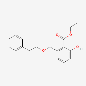 Ethyl 2-hydroxy-6-[(2-phenylethoxy)methyl]benzoate