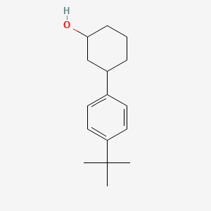 molecular formula C16H24O B1375184 3-(4-叔丁基苯基)环己醇 CAS No. 1432678-75-5