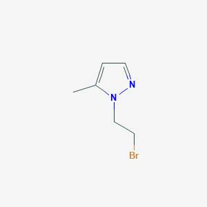 molecular formula C6H9BrN2 B1375189 1-(2-溴乙基)-5-甲基-1H-吡唑 CAS No. 864723-33-1