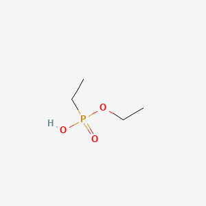 molecular formula C4H11O3P B13751895 Phosphonic acid, ethyl-, monoethyl ester CAS No. 7305-61-5