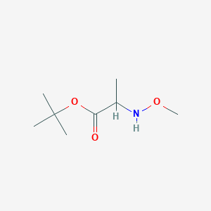 B1375217 Tert-butyl 2-(methoxyamino)propanoate CAS No. 1536471-78-9