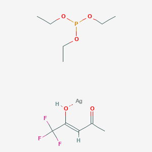 silver;triethyl phosphite;(Z)-5,5,5-trifluoro-4-hydroxypent-3-en-2-one