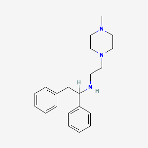 1-(2-(1,2-Diphenylethylamino)ethyl)-4-methylpiperazine